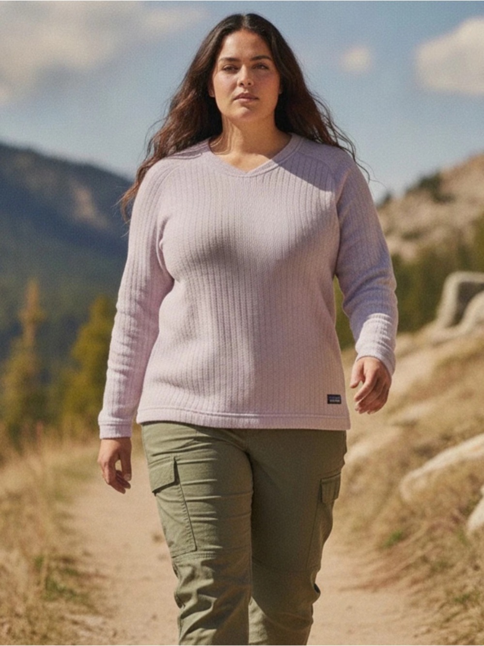 Patagonia Lavender Crewneck Sweater